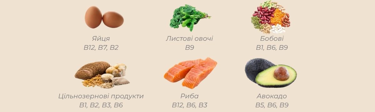 Витамины группы B: роль в нервной системе, энергии и обмене веществ, фото 3 Витамины группы B: роль в нервной системе, энергии и обмене веществ, фото 3