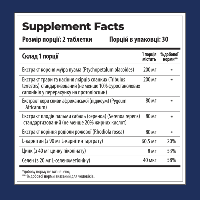 Витамины для мужчин усиленная формула репродуктивного здоровья (Мужская формула) | Amrita - изображение 4