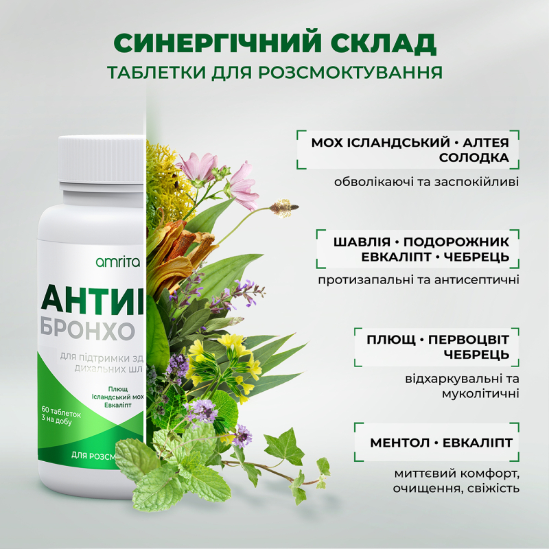 Антивір® Бронхо, таблетки для розсмоктування | Amrita - зображення 6